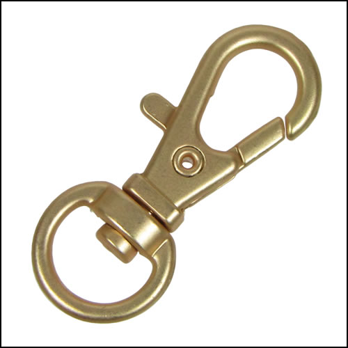 32mm SWIVEL lobster clasp MATTE GOLD - 10 pcs