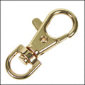 38mm SWIVEL lobster clasp GOLD - 10 pcs