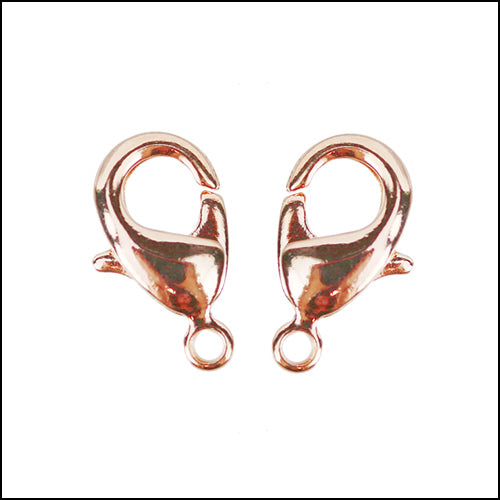 9mm x 5mm Lobster Clasp ROSE GOLD - 10 pcs