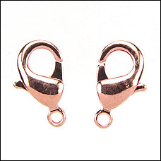 12mm x 7mm Lobster Clasp COPPER - 10 pcs