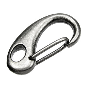 31mm CLIP lobster clasp GUNMETAL - 10 pcs