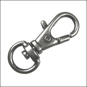 32mm SWIVEL lobster clasp GUNMETAL - 10 pcs