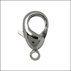 23mm x 15mm Lobster Clasp GUNMETAL - 5 pcs