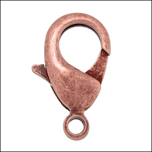 27mm x 17mm Lobster Clasp ANT COPPER - 5 pcs