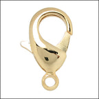 27mm x 17mm Lobster Clasp GOLD - 5 pcs