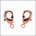 9mm x 5mm Lobster Clasp COPPER - 10 pcs