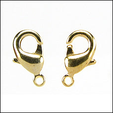 9mm x 5mm Lobster Clasp GOLD - 10 pcs