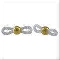 Silicone Connector CLEAR with GOLD - per 10 pcs