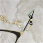 Silicone Connector BLACK with GOLD - per 10 pcs