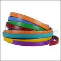 10mm Flat Leather Mixed Bundle RAINBOW DOLCE - 7 meters