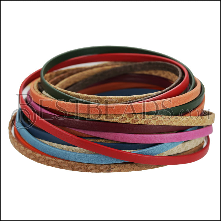 5mm Flat Leather Bundle FW19 Trendy - 12 meters