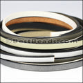 5mm Flat Leather Mixed Bundle STORMY SKY - 5 meters