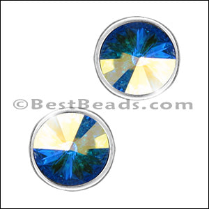 Mini Regaliz® SW CRYSTAL AB end cap - pair