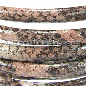 MINI Regaliz® Leather Oval SYNTHETIC BROWN/SALMON meter