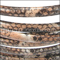 MINI Regaliz® Leather Oval SYNTHETIC BROWN/PEACH meter
