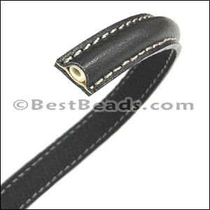 MINI Regaliz® Leather Oval STITCHED CAMEL - 1 meter