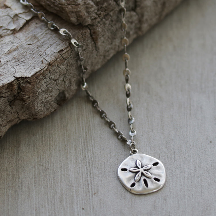 Sand Dollar Charm SHINY GOLD - 5 pcs