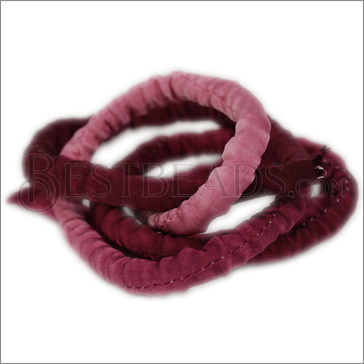 Hand-Dyed SILK NOODLE - SANGRIA
