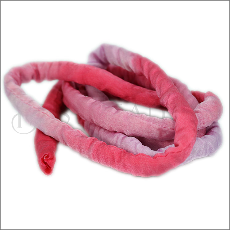 Hand-Dyed SILK NOODLE - FLAMINGO