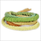 Hand-Dyed SILK NOODLE - YELLOW PRIMROSE