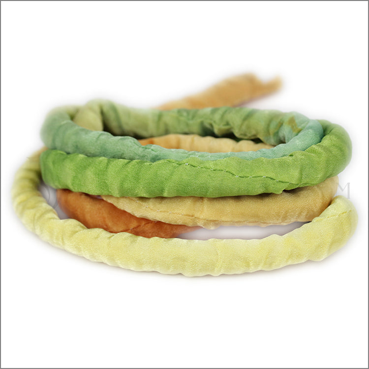 Hand-Dyed SILK NOODLE - YELLOW PRIMROSE