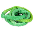 Hand-Dyed SILK NOODLE - BRIGHT GREENS