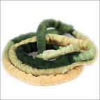 Hand-Dyed SILK NOODLE - SEAWEED IN SAND