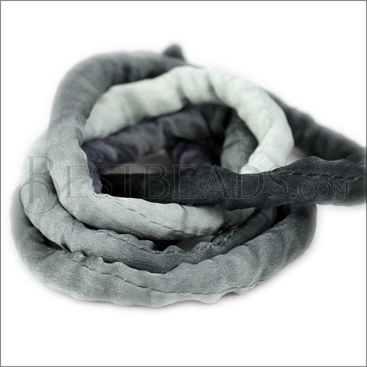 Hand-Dyed SILK NOODLE - RAINY DAY