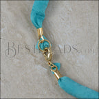 Shown with 5mm ribbon crimps