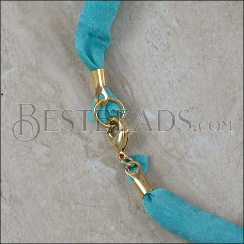 Shown with 5mm ribbon crimps