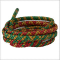 6mm flat OVAL Indian Braided - GYPSY KINTE - 1m strip