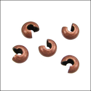 Crimp Covers ANT COPPER - 144 pcs