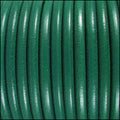 5mm Round Premier Leather TEAL - meter