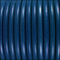 5mm Round Premier Leather BLUE - meter