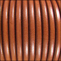 5mm Round Premier Leather WHISKEY - meter