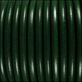 5mm Round Premier Leather BOTTLE GREEN - meter