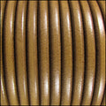 5mm Round Premier Leather TAUPE - meter