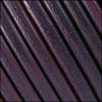 6mm Round (with hole) Portuguese Leather PURPLE - 1 meter