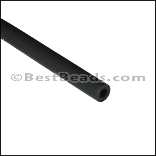 4mm Round PVC cord BLACK - 2m COIL