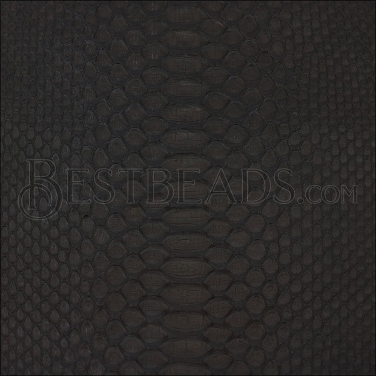 Full PYTHON SKIN Hide MATTE DARK BROWN