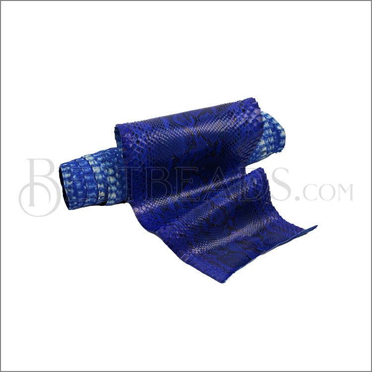 Full PYTHON SKIN Hide ELECTRIC BLUE