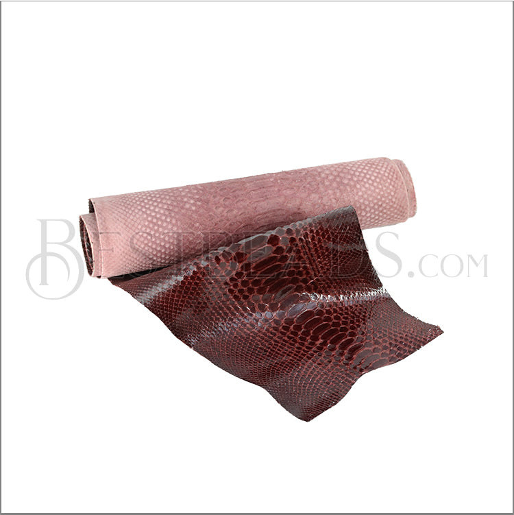 Full PYTHON SKIN Hide BURGUNDY