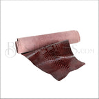 Full PYTHON SKIN Hide BURGUNDY