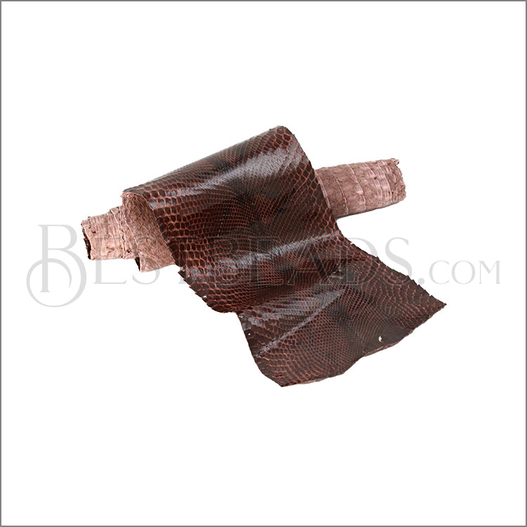 Full PYTHON SKIN Hide GLOSSY BROWN