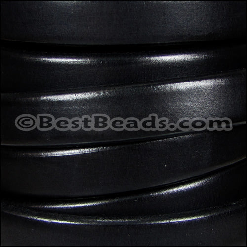 Regaliz® Dakota PLAIN leather BLACK - 1 meter