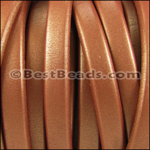 Regaliz® 4.5mm leather METALLIC COPPER - meter