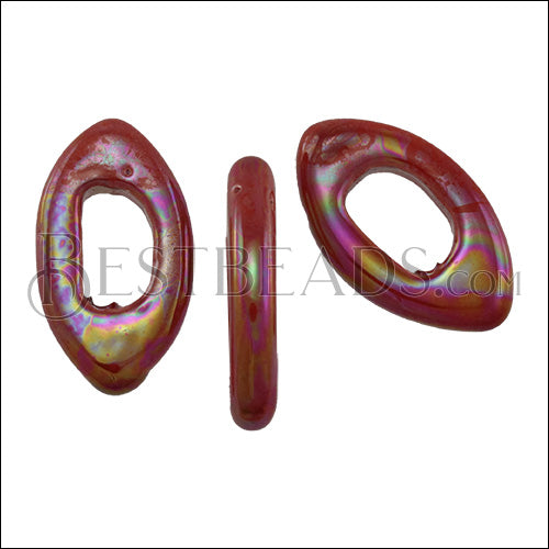 Regaliz® 5mm EYE ceramic bead RED - 10 pcs