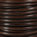 Regaliz® Leather Oval DISTRESSED BROWN - meter