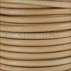 Regaliz® Leather Oval NATURAL RAW - meter