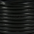 Regaliz® Leather Oval BLACK - meter